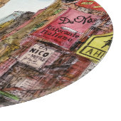 宛先 |リトルイタリアのニューヨーク・シティビュー カッティングボード (角)