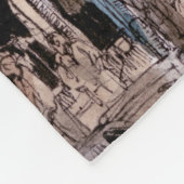 宛先 |リトルイタリアのニューヨーク・シティビュー フリースブランケット (角)