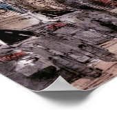 宛先 |リトルイタリアのニューヨーク・シティビュー ポスター (角)