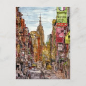 宛先 |リトルイタリアのニューヨーク・シティビュー ポストカード (正面)
