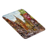 宛先 |リトルイタリアのニューヨーク・シティビュー マグネット (右側)