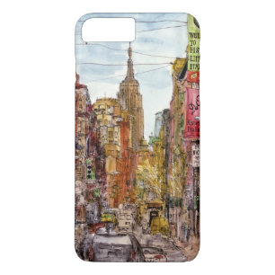 宛先  リトルイタリアのニューヨーク・シティビュー iPhone 8 PLUS/7 PLUSケース