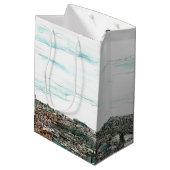 宛先 |ヴィンテージエッフェルタワーinパリビュー ミディアムペーパーバッグ (裏面アングル)