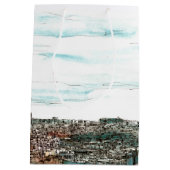 宛先 |ヴィンテージエッフェルタワーinパリビュー ミディアムペーパーバッグ (裏面)