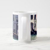 宛先 |ヴェネツィアのウォーターフロント写真 ジャンボコーヒーマグカップ (裏面)