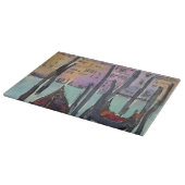 宛先 |ヴェネツィアスケッチの2つのゴンドラ カッティングボード (角)