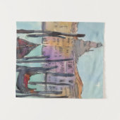 宛先 |ヴェネツィアスケッチの2つのゴンドラ タペストリー (正面(横))