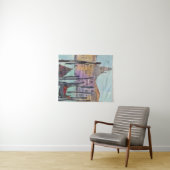 宛先 |ヴェネツィアスケッチの2つのゴンドラ タペストリー (インサイチュ(横))