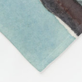 宛先 |ヴェネツィアスケッチの2つのゴンドラ フリースブランケット (角)