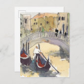 宛先 |ヴェネツィアプレインエアゴンドラライド ポストカード (正面/裏面)