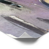 宛先 |ヴェネツィア運河ブリッジビュー ポスター (角)