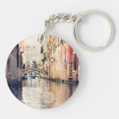 宛先 |ヴェネツィア・ゴンドラ写真 キーホルダー (裏面)