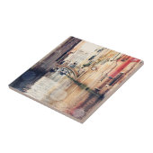 宛先 |ヴェネツィア・ゴンドラ写真 タイル (側面)