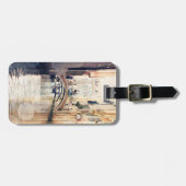 宛先 |ヴェネツィア・ゴンドラ写真 ラゲッジタグ (正面横)