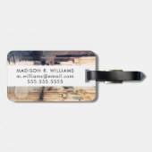 宛先 |ヴェネツィア・ゴンドラ写真 ラゲッジタグ (裏面横)