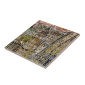 宛先 |水の色ビッグベン&ロンドンアイ タイル (側面)