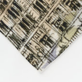 宛先 |水の色ビッグベン&ロンドンアイ フリースブランケット (角)