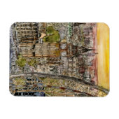 宛先 |水の色ビッグベン&ロンドンアイ マグネット (横)