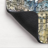 宛先 |水彩エッフェルタワー&パリ マウスパッド (コーナー)