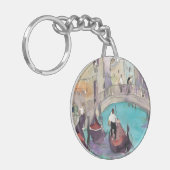 宛先 |水彩ヴェネツィアゴンドラライド キーホルダー (正面左)