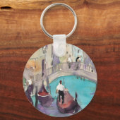 宛先 |水彩ヴェネツィアゴンドラライド キーホルダー (正面)