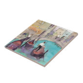 宛先 |水彩ヴェネツィアゴンドラライド タイル (側面)