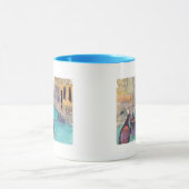 宛先 |水彩ヴェネツィアゴンドラライド マグカップ (中央)