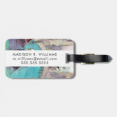 宛先 |水彩ヴェネツィアゴンドラライド ラゲッジタグ (裏面横)