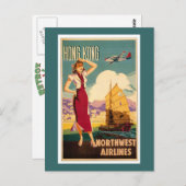 宛先：香港レトロ図 ポストカード (正面/裏面)