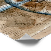 宛先 | Water color New York City View ポスター (角)