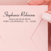 宛名スタンプ ミニマル エレガント パーソナル セルフインキングスタンプ