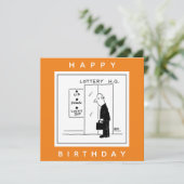 宝くじおもしろい選択リフト漫画 カード (スタンド正面)