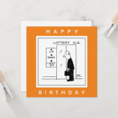 宝くじおもしろい選択リフト漫画 カード (正面/裏面インサイチュ)