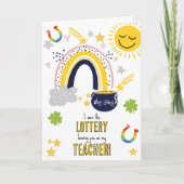 宝くじで君をアイルランド人の先生に選んだ カード (正面)