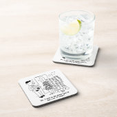 宝くじに当たらない – 代わりに木に当たるおもしろい- コースター (右側)