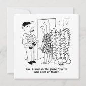 宝くじに当たらない – 代わりに木に当たるおもしろい- シーズンカード (正面)