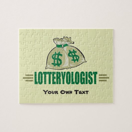 宝くじに当たる宝おもしろいくじプレーヤー ジグソーパズル (横)