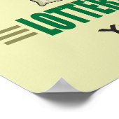 宝くじに当たる宝おもしろいくじプレーヤー ポスター (角)