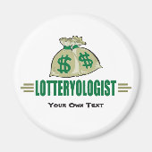 宝くじに当たる宝おもしろいくじプレーヤー マグネット (正面)