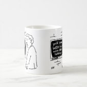 「宝くじに挑戦」とキャッシュポイント·マシンが言う コーヒーマグカップ (中央)