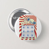 宝くじの傷カード 缶バッジ (正面&裏面)