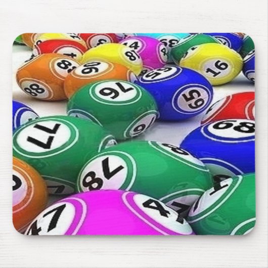 宝くじの勝利 マウスパッド (正面)