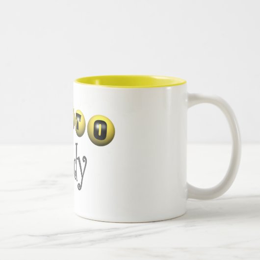 宝くじの女性T-shirtsおよびギフト ツートーンマグカップ (右)