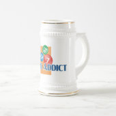 宝くじの常習者のジョッキ ビールジョッキ (正面右)