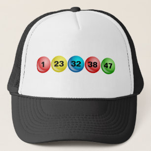 宝くじの球、1、23、32、38、47 キャップ