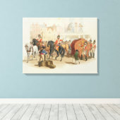 宝くじホイール1805年(a) キャンバスプリント (インサイチュ (ウッドフロア))