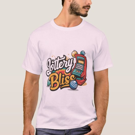 宝くじ大当たり機Tシャツ Tシャツ (正面)