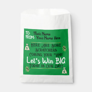 宝くじ引っかきハッピーメール フェイバーバッグ