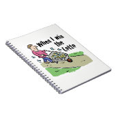 宝くじ当選デザイン男と金のバロウ ノートブック (右側)