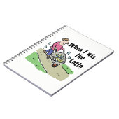 宝くじ当選デザイン男と金のバロウ ノートブック (左側)